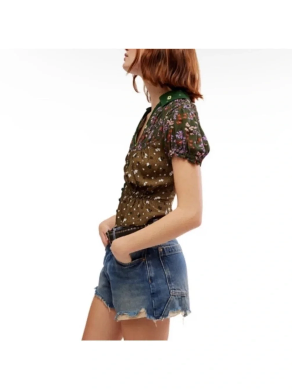 BNWT Free People Bella Button Up Shirt sz S